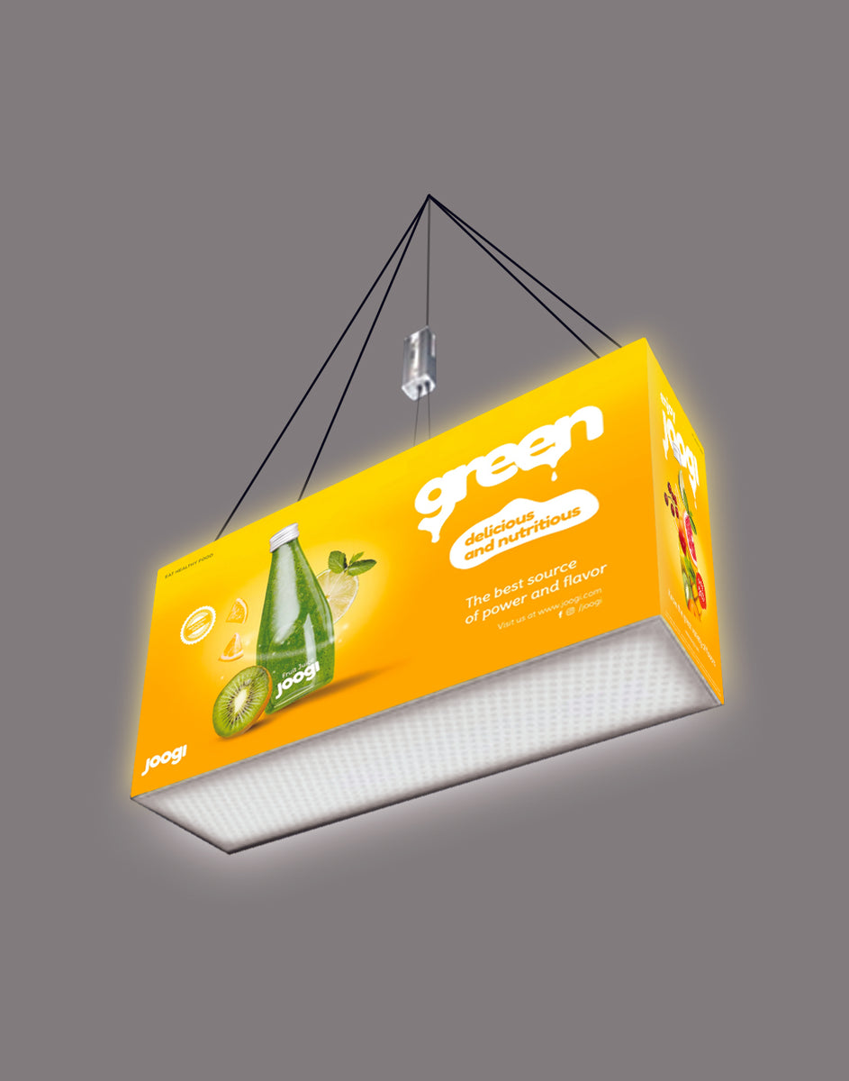 2.8ft x 6.5ft Custom Printed SEG Fabric LED Light Box – Backdropsource