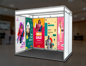 Stand Out with Shell Scheme Exhibition Graphics for 10ft x 10ft Booths