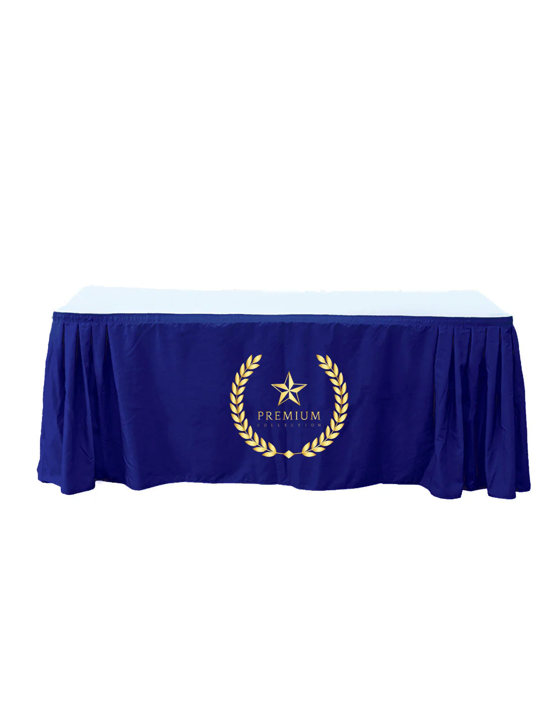 Custom Fitted Table Skirts without Top