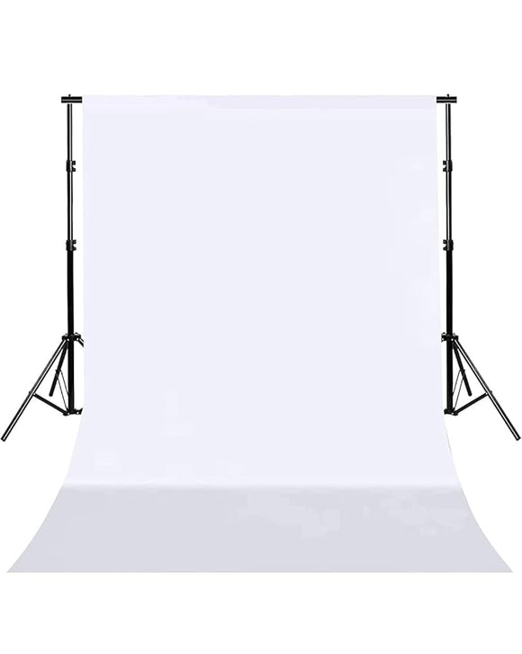 20' W x 20' H White/ Black Backdrop with a Stand