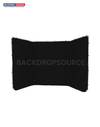 4m Wide Black Panoramic Background