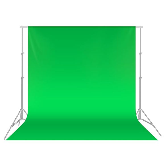 20' W x 20' H Chroma Key Green Screen Backdrop With Stand