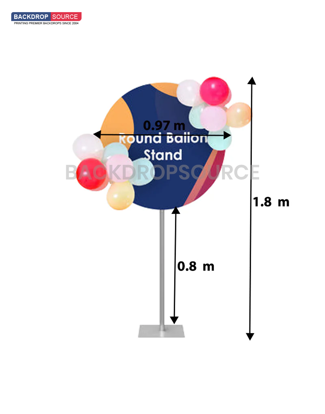 Aluminium Balloon Stand / Question Mark Balloon Stand