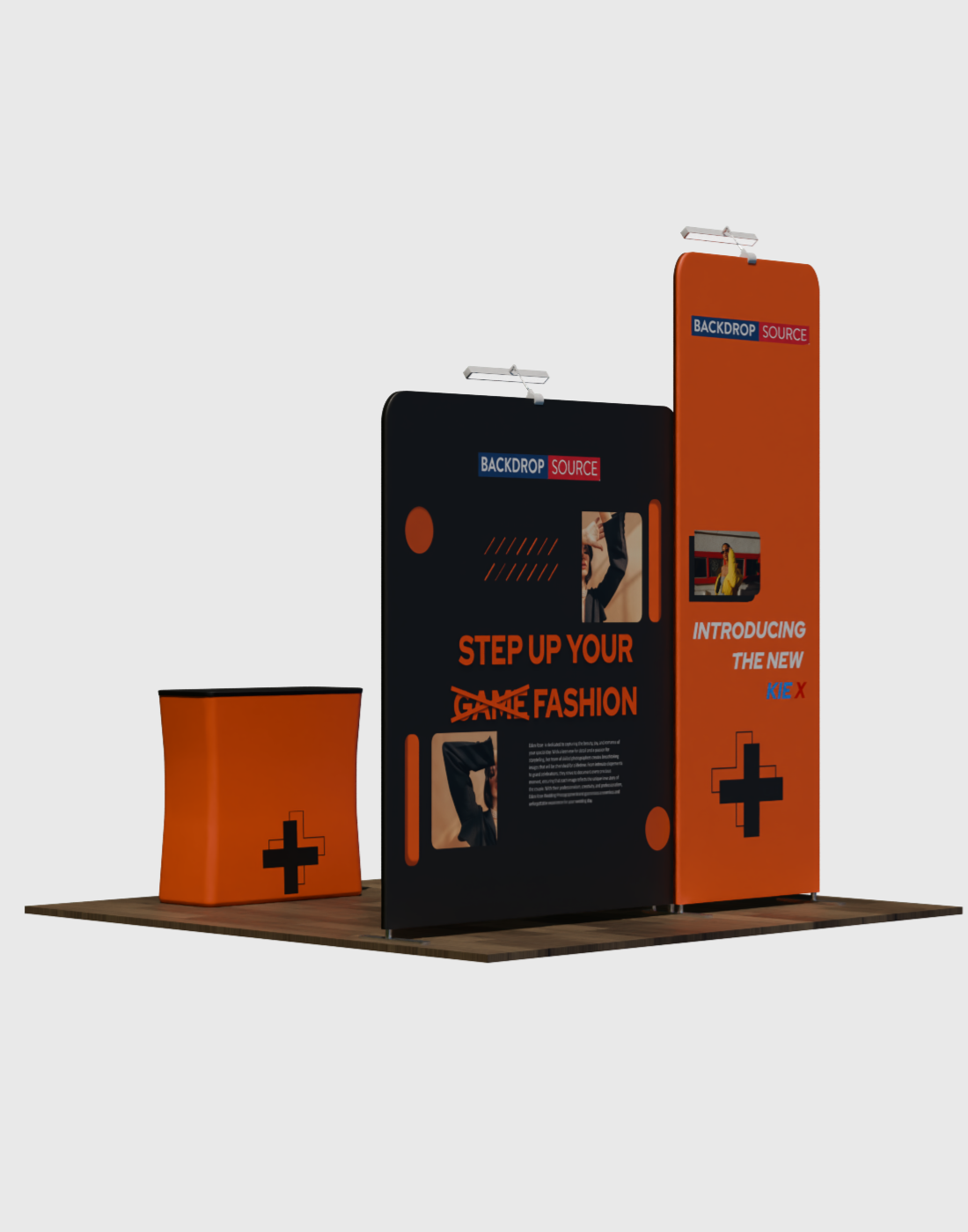 Portable Exhibit Display 10ft - Model 13