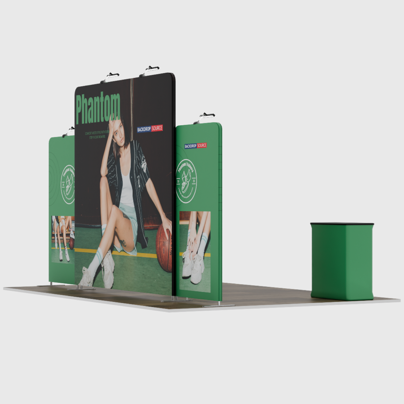 Portable Exhibit Display 20ft - Model 5