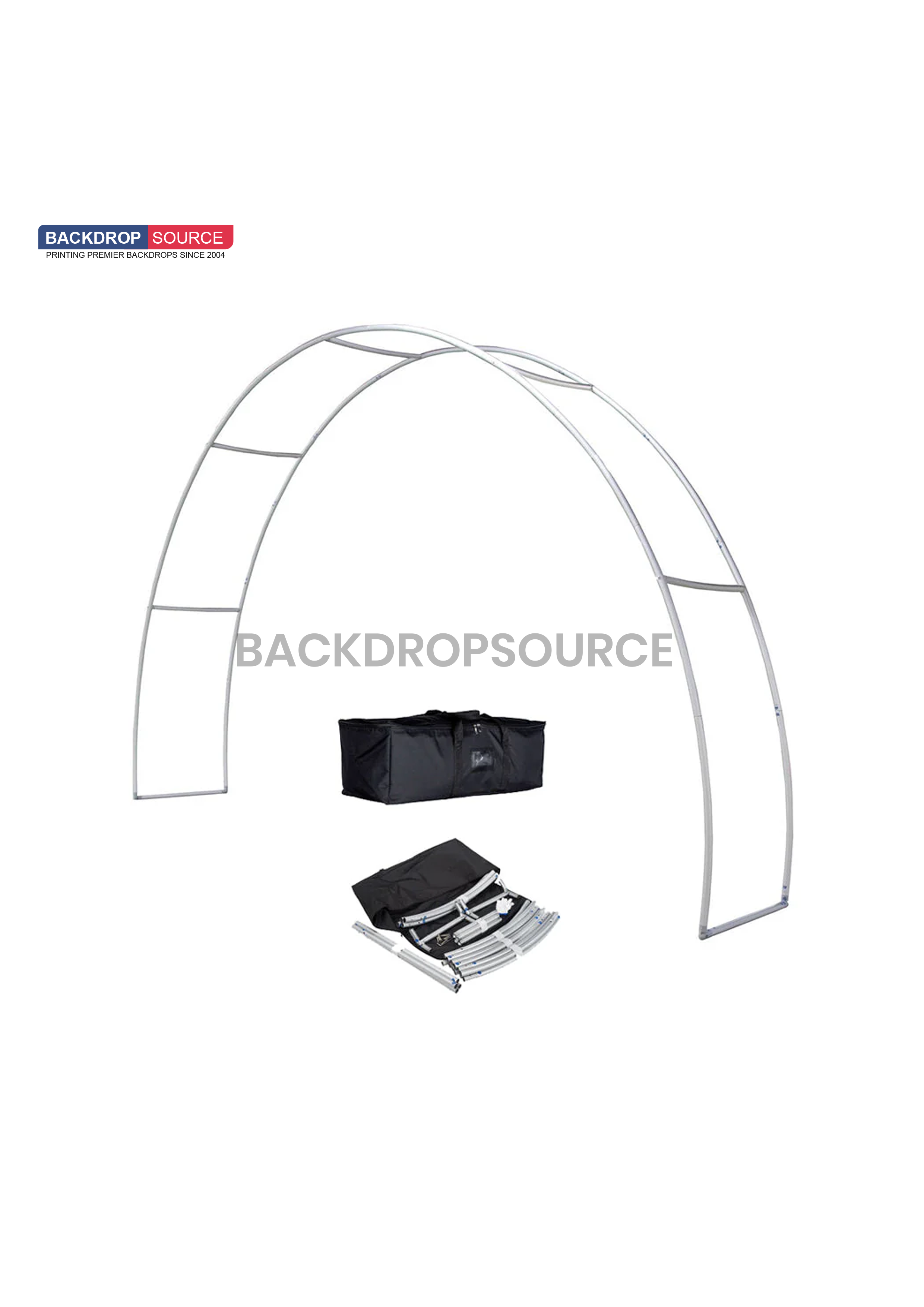 C Shape Tension Fabric Arch - 20ft