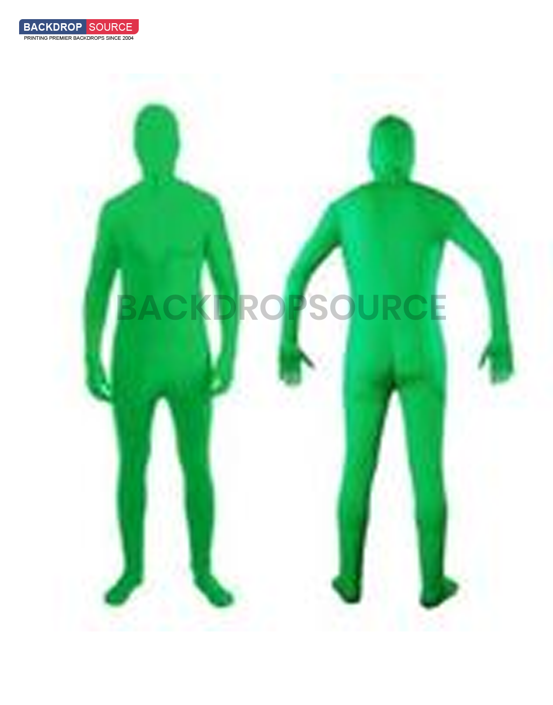 Chromakey Green Body Suit