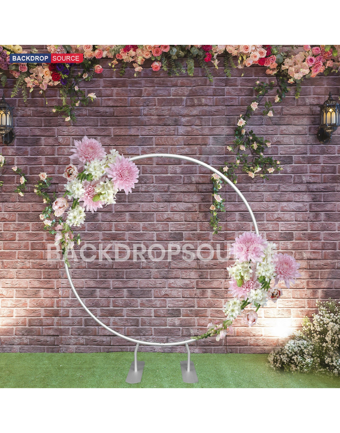 Circular Backdrop Stand ( Diameter 79 inches ) for Wedding & Birthday Parties Decorations