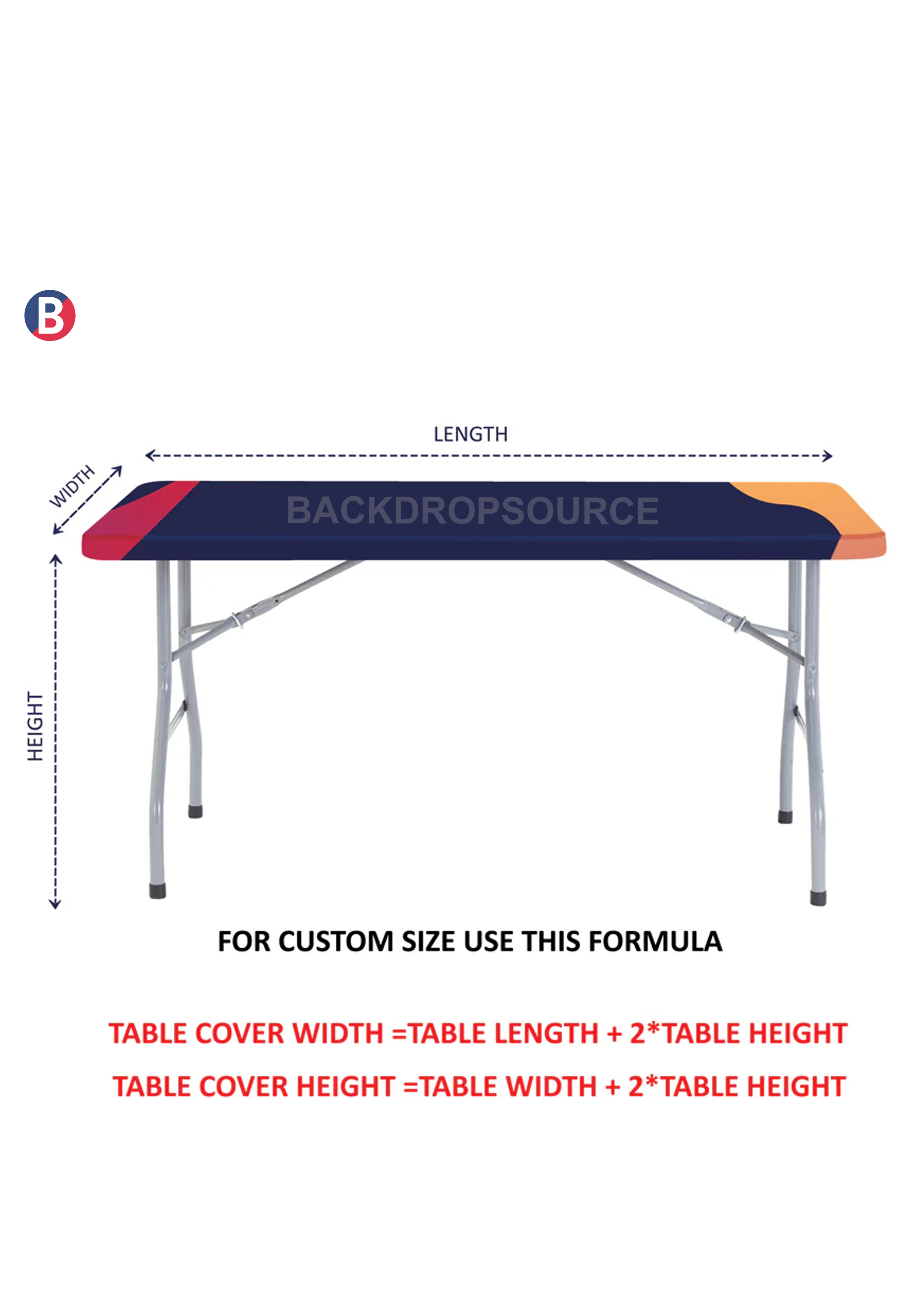 Cross-over Stretch Table Covers