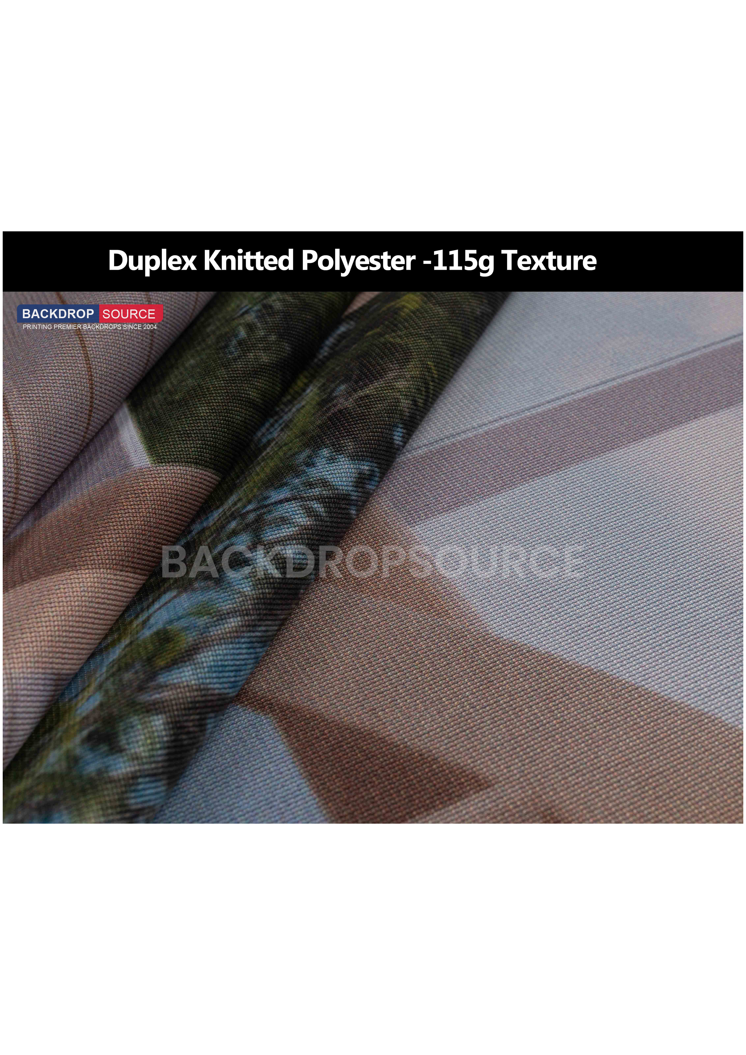 Duplex Knitted Polyester (115GSM)