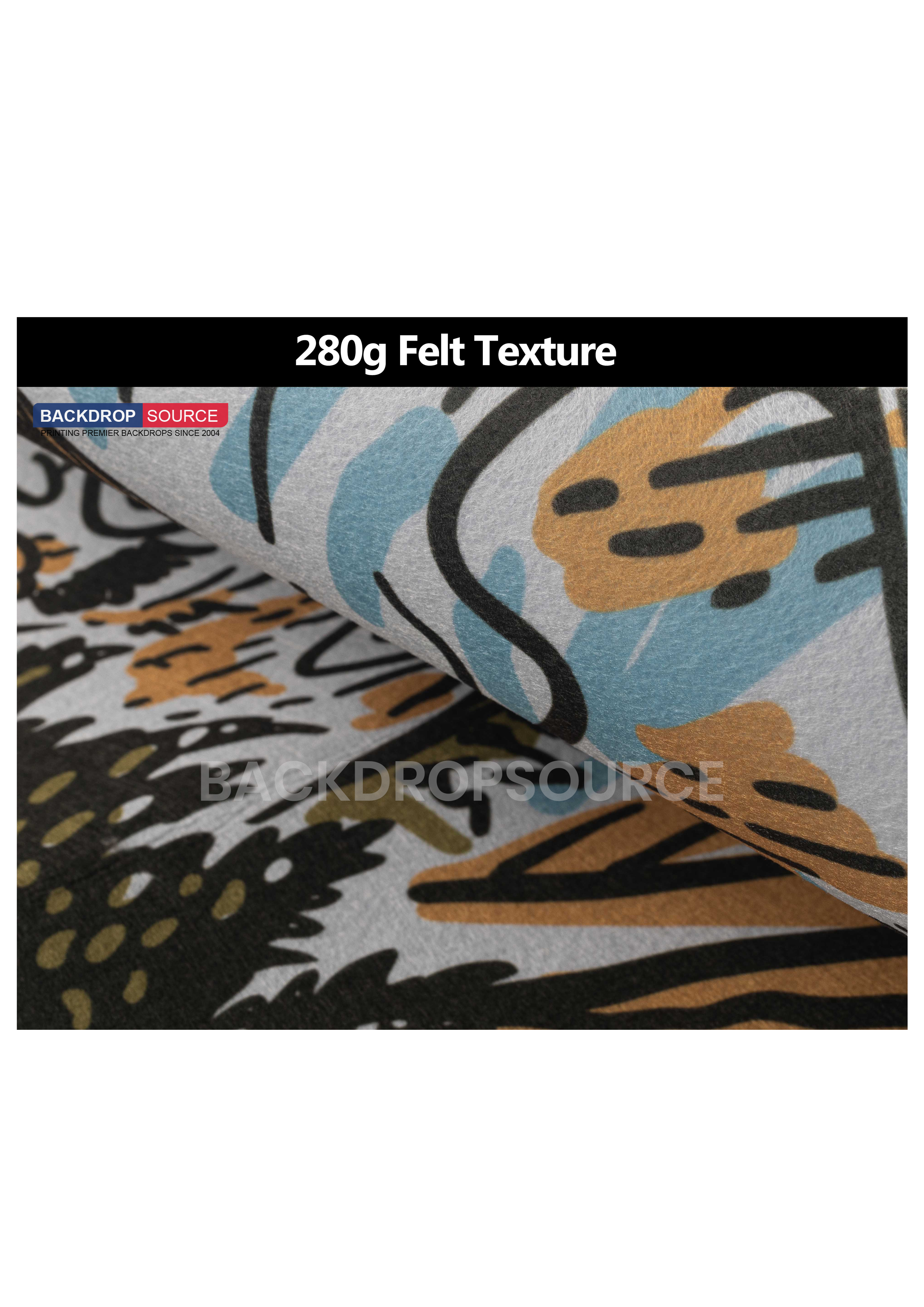 Felt Polyester Fabric Printing -280G