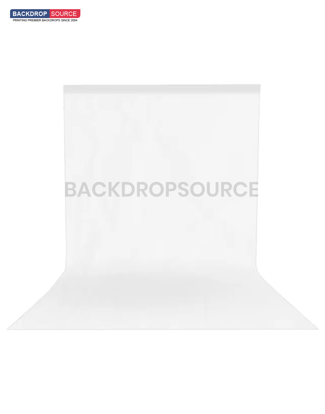 Heavy Duty Pure Muslin Photography Backdrop - White