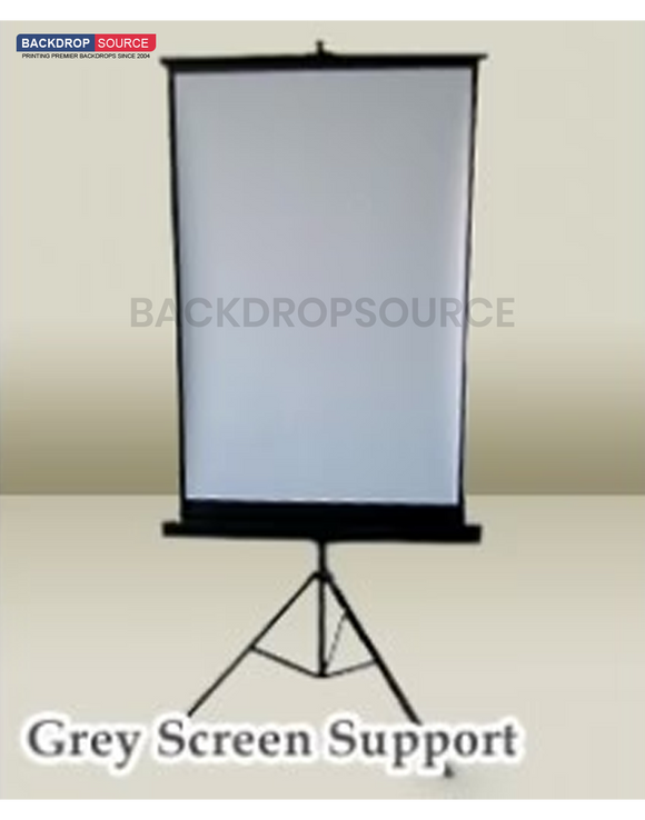 Photography Passport Gray Backdrop With Stand