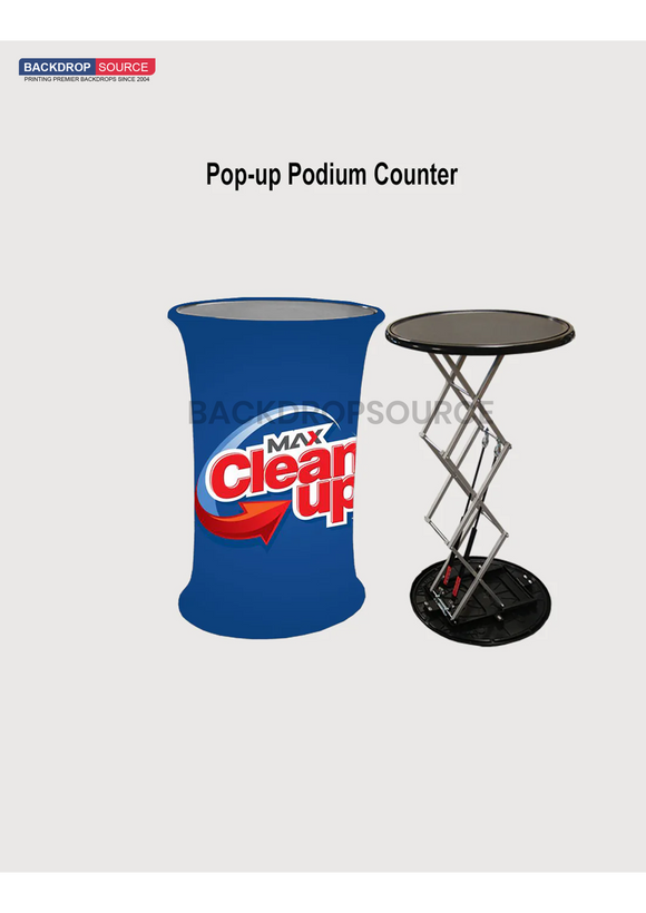 Pop Up Podium Counter