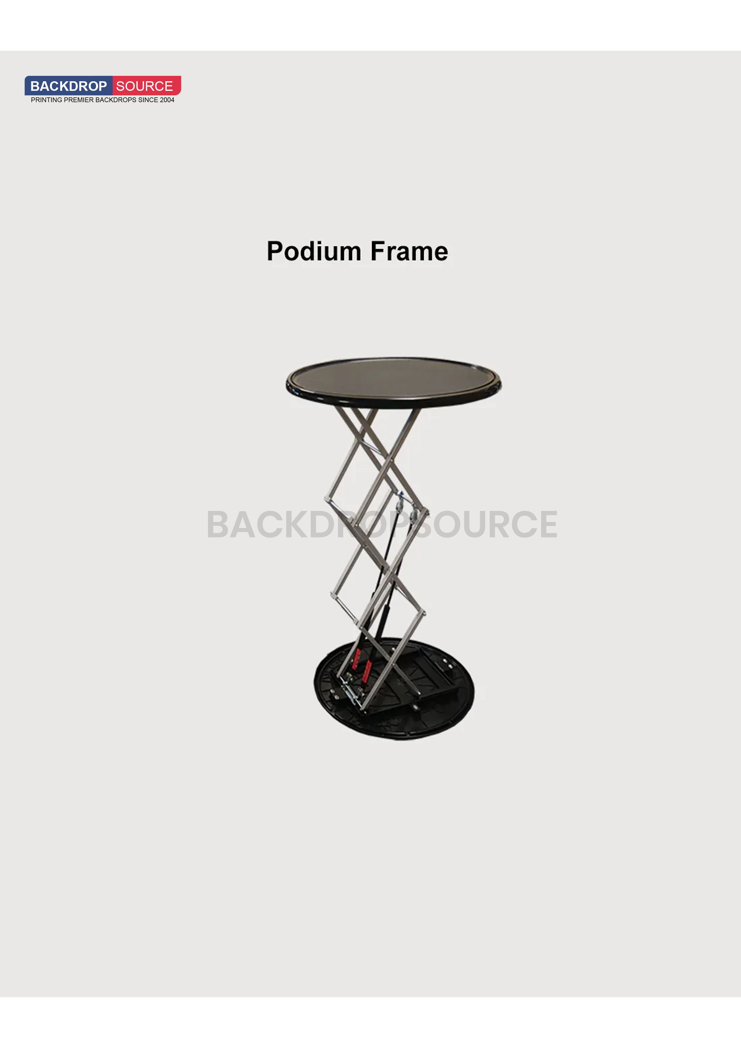 Pop Up Podium Counter