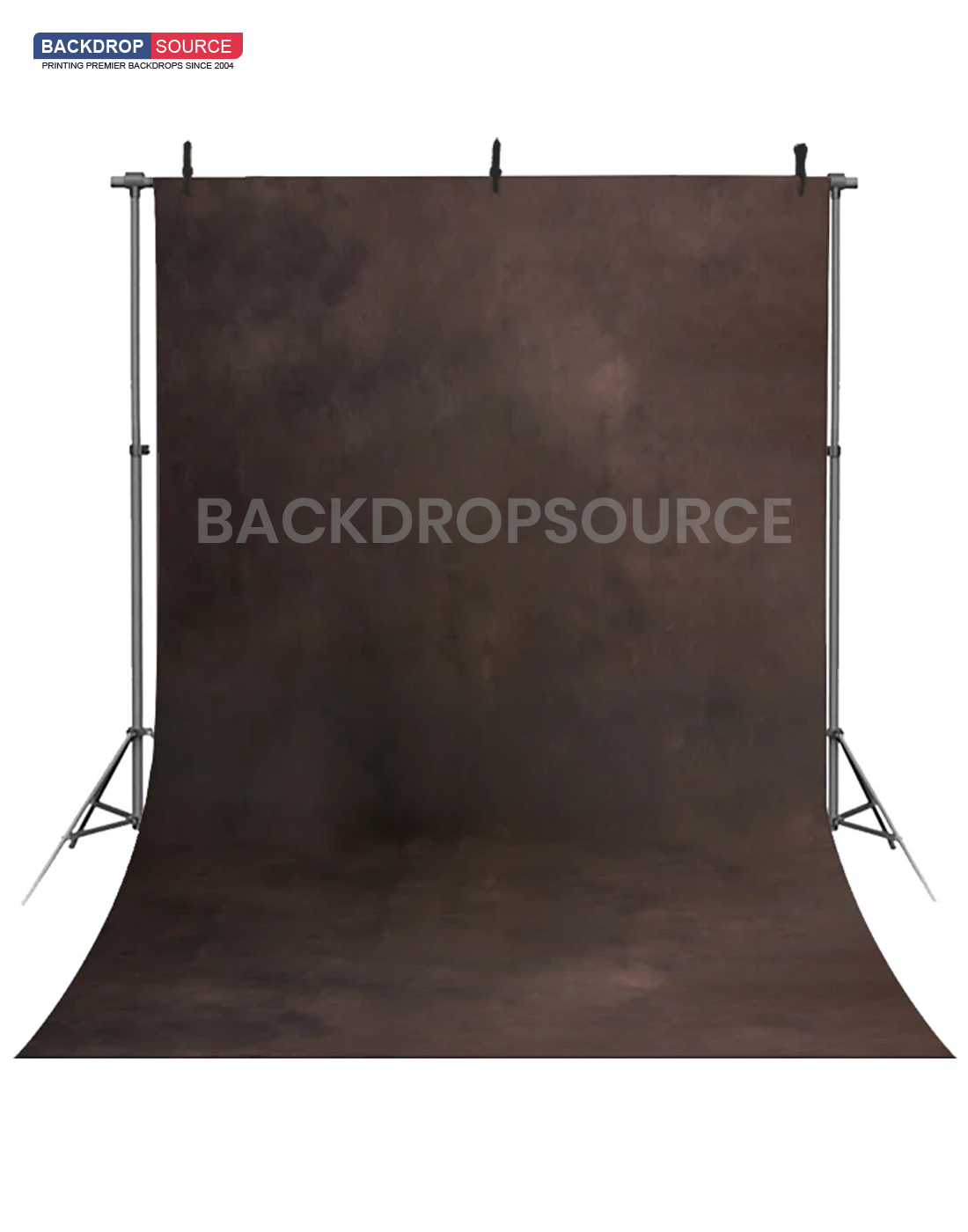 Reversible Brown Washed Muslin Backdrop