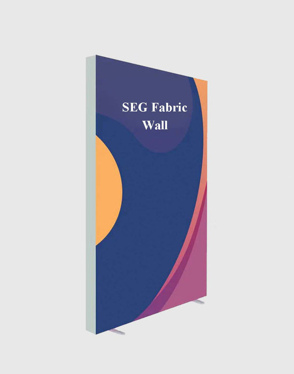SEG Fabric Media Wall - 4ft x 6.5ft
