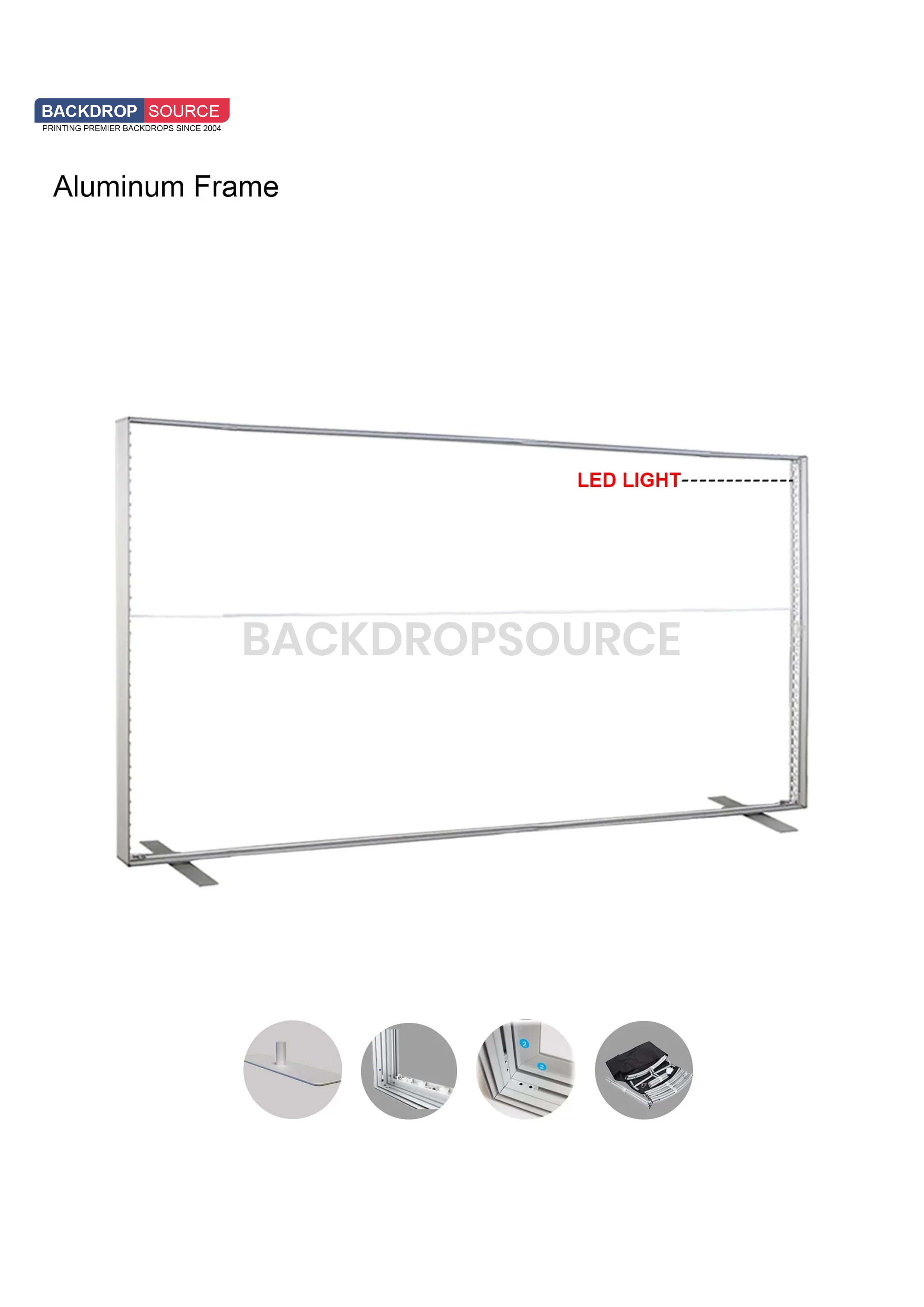 SEG Fabric Media Wall - 20ft