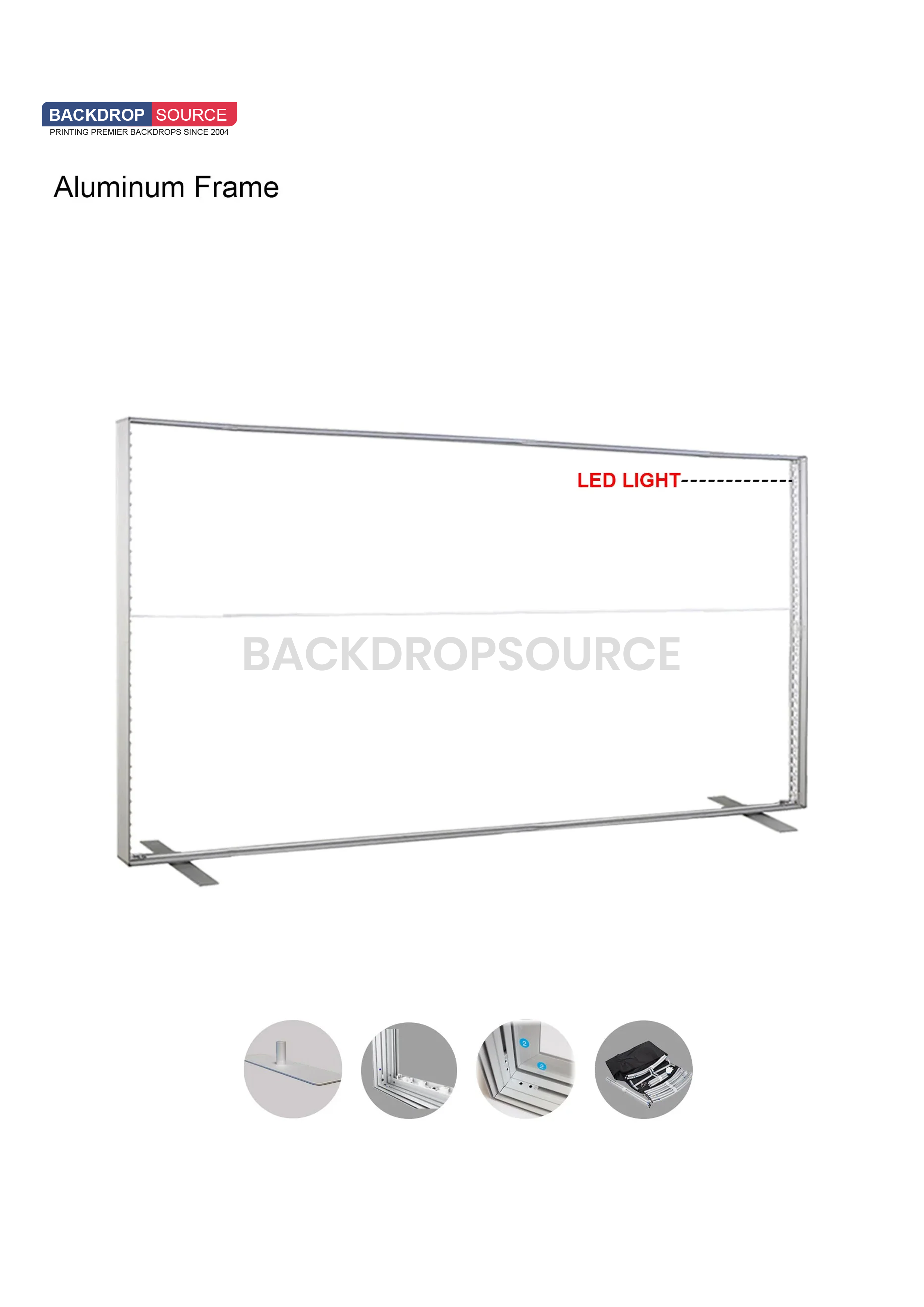 SEG Fabric Media Wall - 9.8ft