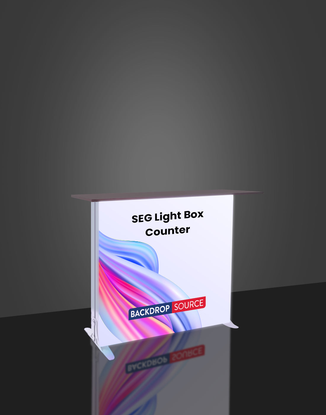 SEG Light Box Display Counter - 3.3ft