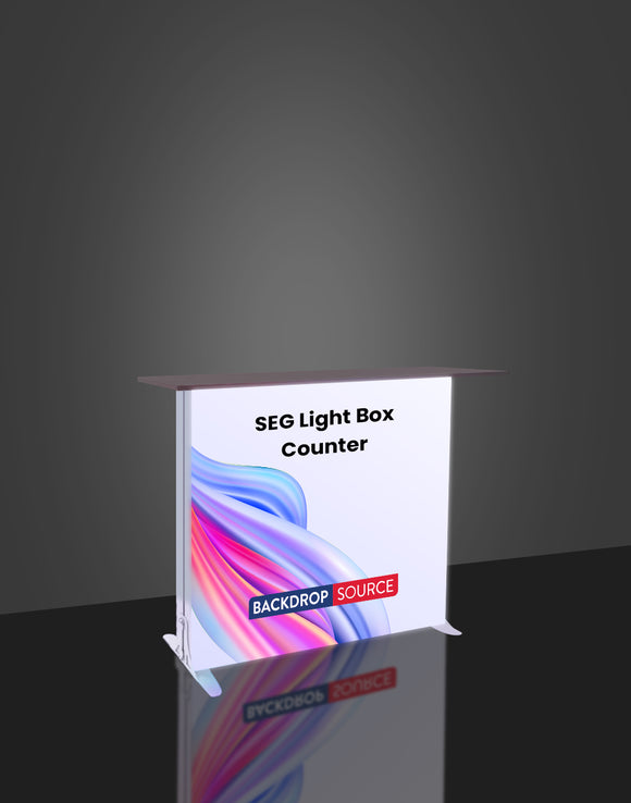 SEG Light Box Display Counter - 3.3ft