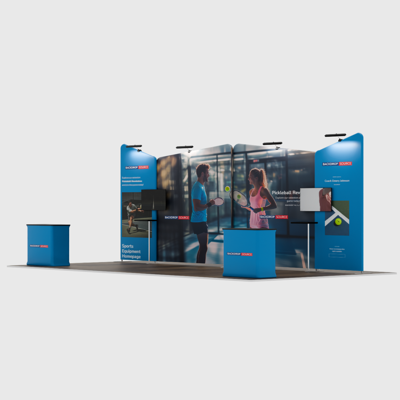 Portable Exhibit Display 20ft - Model 2