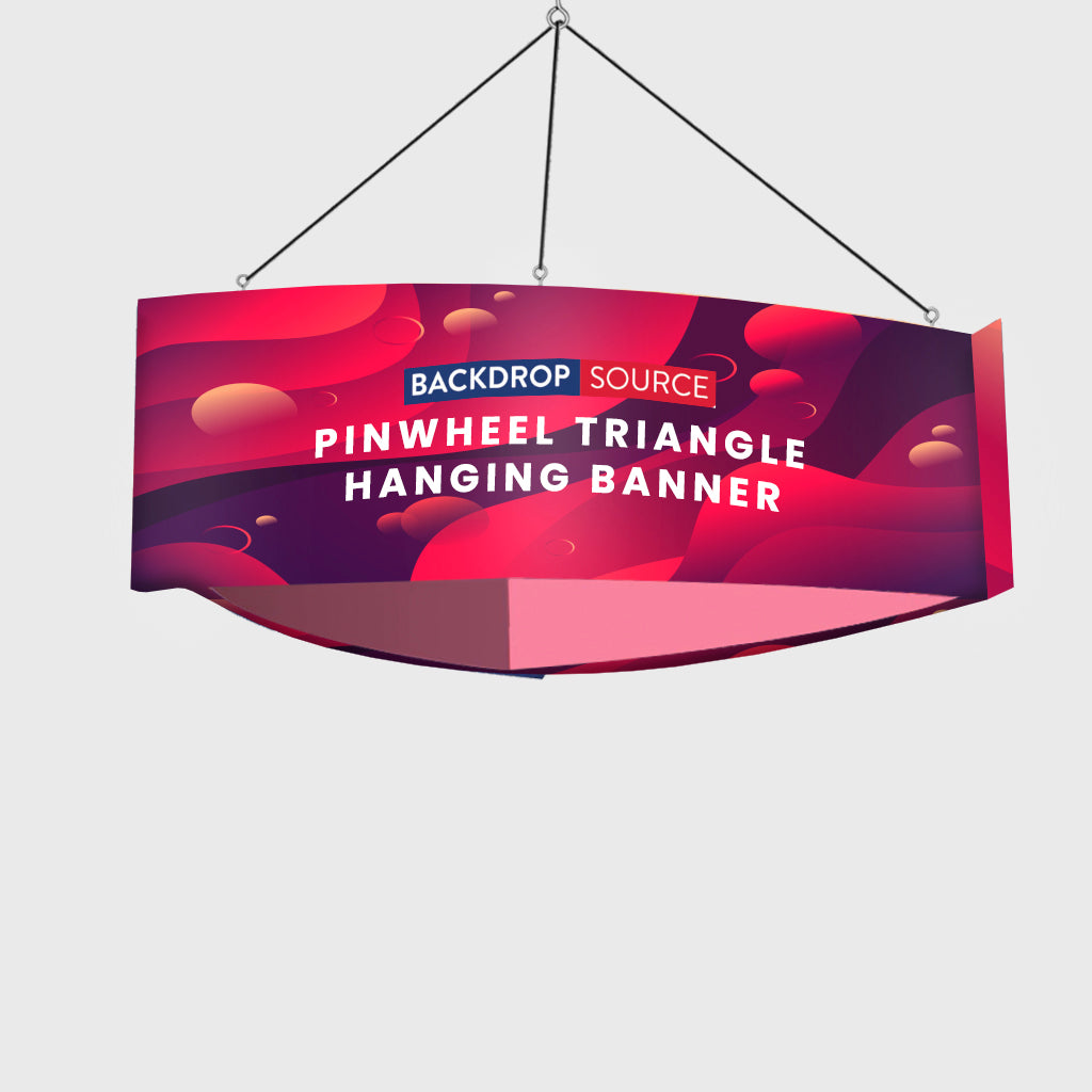 Sky Tube Pinwheel Triangle Hanging Banner