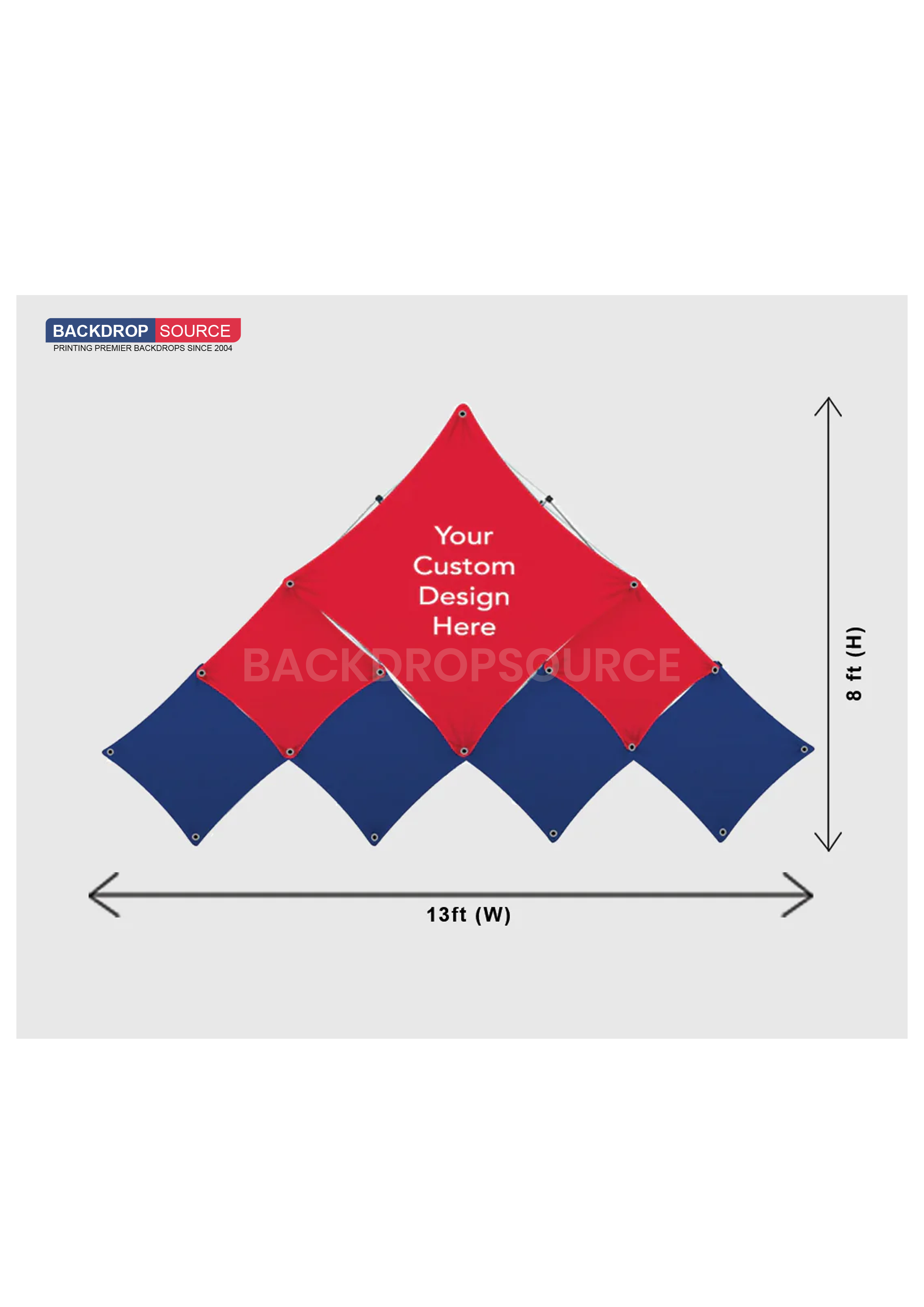 Triangular (large) - Pop Up GeoMetrix Grid Display