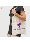 White Canvas Cotton Tote Bag