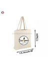 White Canvas Cotton Tote Bag