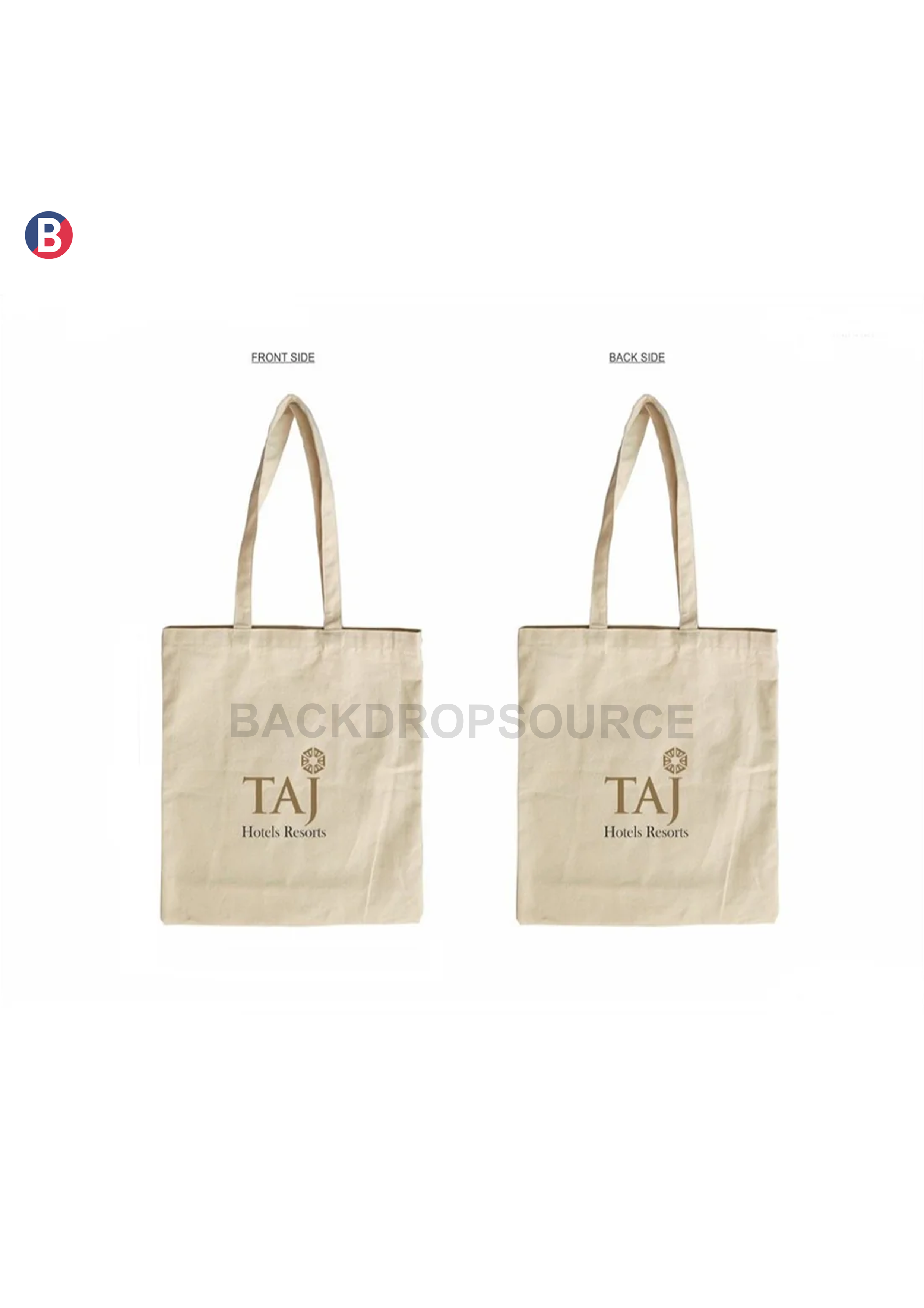 White Canvas Cotton Tote Bag