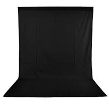 Heavy Duty Pure Muslin Photography Backdrop - Black