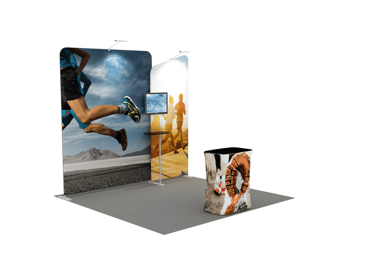 10ft Portable Booth Display Walls for Exhibitions – Backdropsource