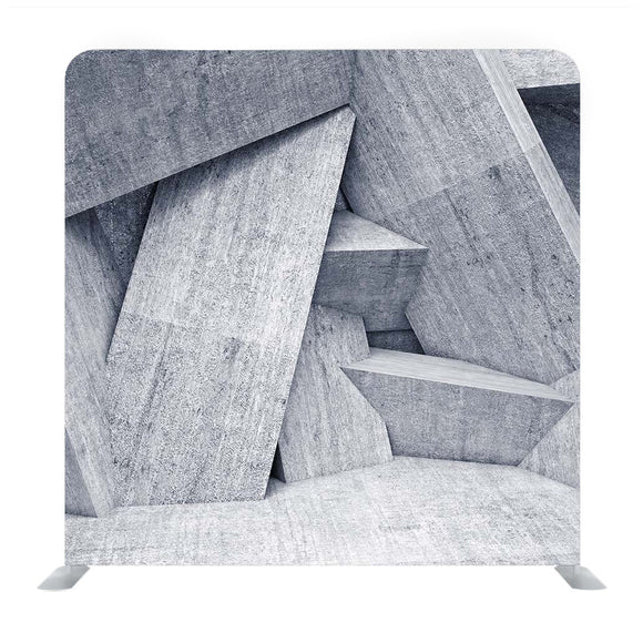 Abstract Concrete 3d Interior Media Wall - Backdropsource