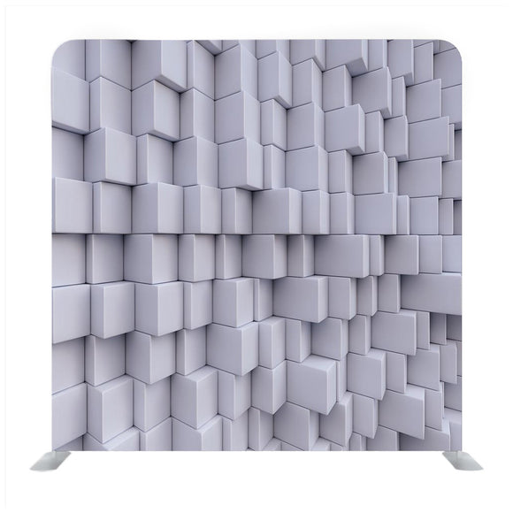 Background Image of Futuristic concept with silver cube elements Backdrop - Backdropsource