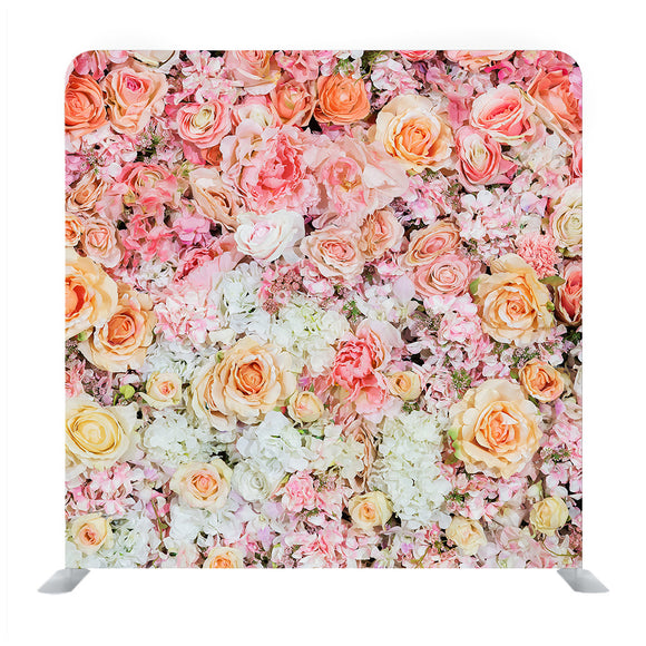 Beautiful Flowers Background For Wedding Scene Media Wall - Backdropsource