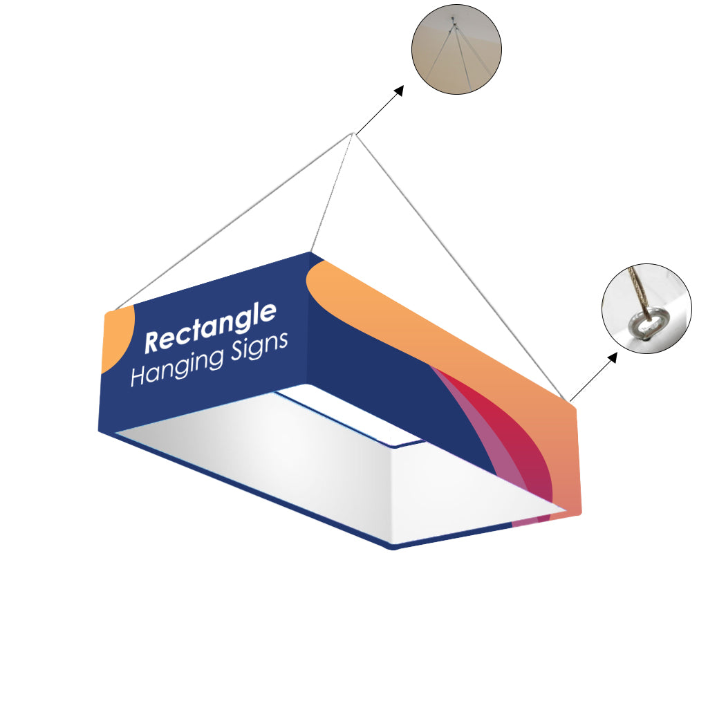 Skytube Rectangle Hanging Banner for Ceiling – Backdropsource